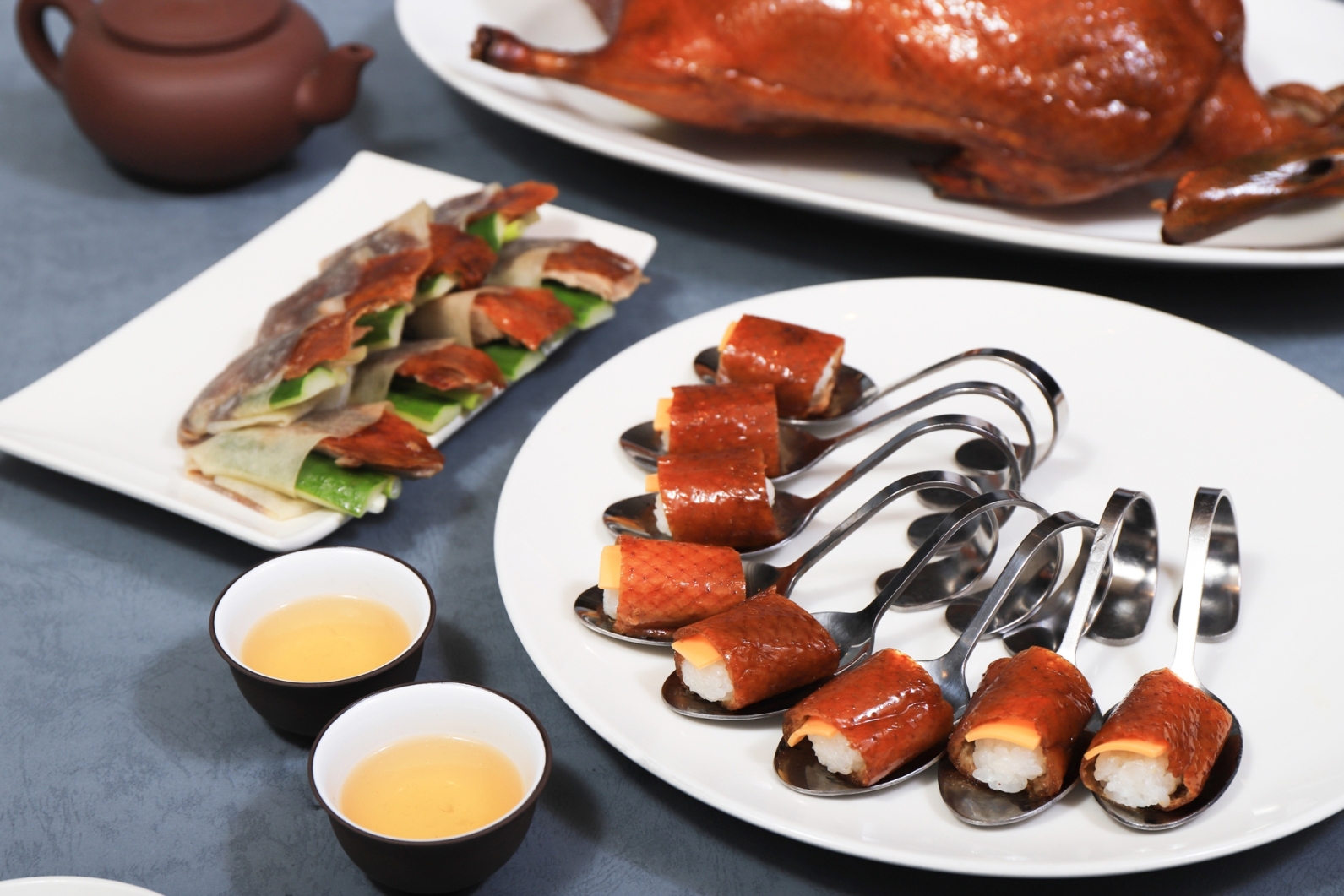 烤鴨握壽司8貫片皮鴨片8片